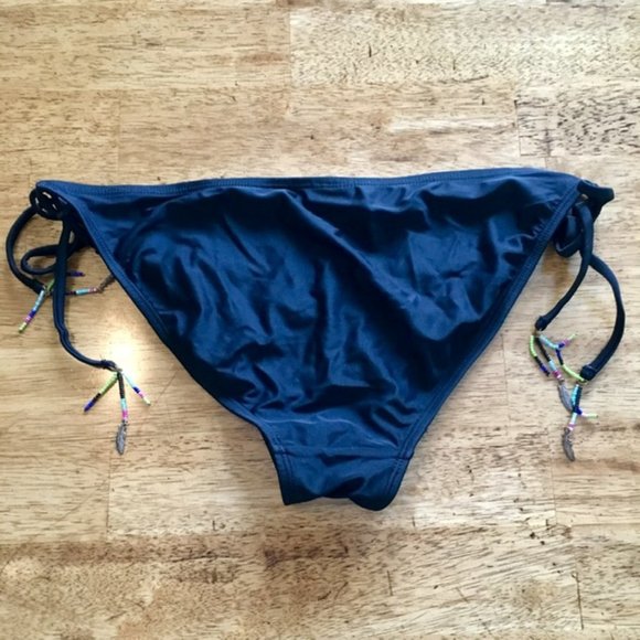 TARGET Boho Black Bikini Bottoms S/M - Picture 3 of 5